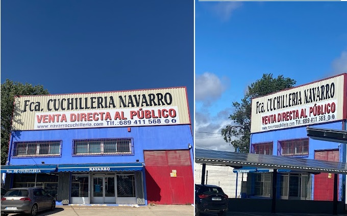 Exterior navarro tienda