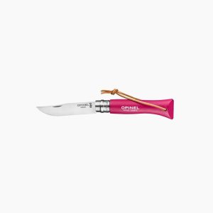 Navaja Opinel Modelo TREKKING Inox nº6 Color Frambuesa - Imagen 1