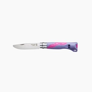 Navaja Opinel Modelo OUTDOOR Inox nº7 Color púrpura con silbato - Imagen 1