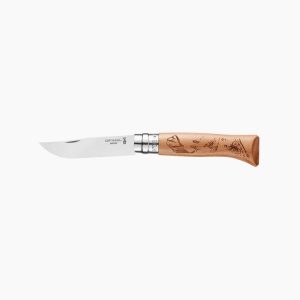 Navaja Opinel Inox nº8 Grabado Ciclista - Imagen 1