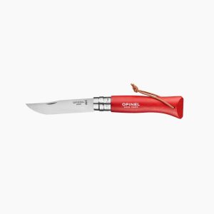 Navaja Opinel Modelo TREKKING Inox nº8 Color Roja - Imagen 1