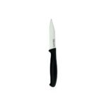 Cuchillo pelador Navarro de 8,5 cm con hoja de acero inoxidable y mango de ABS inyectado.