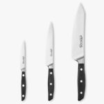 Set de cuchillos Arcos Serie Manhattan con cuatro cuchillos profesionales para cocina.