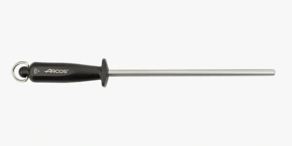 Chaira Arcos diamantada de 240 mm con mango negro ergonómico y recubrimiento de diamante