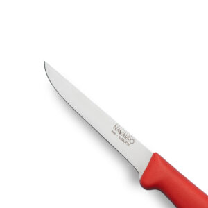 Cuchillo Deshuesador Profesional Navarro con Mango Rojo