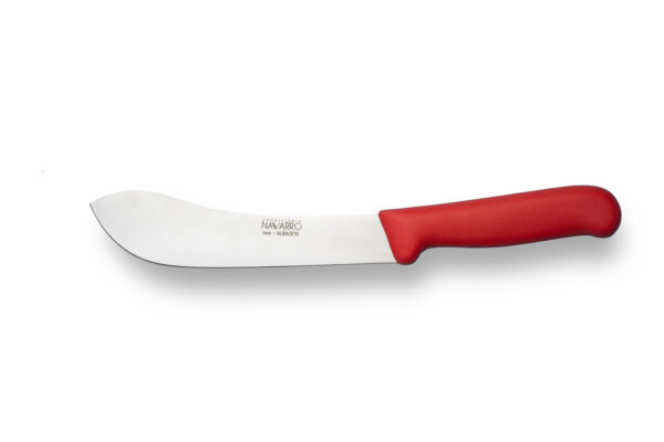 21 grande Cuchillo Deshuesador Profesional Navarro con Mango Rojo