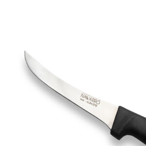 Cuchillo Deshuesador Profesional Navarro con Mango Negro