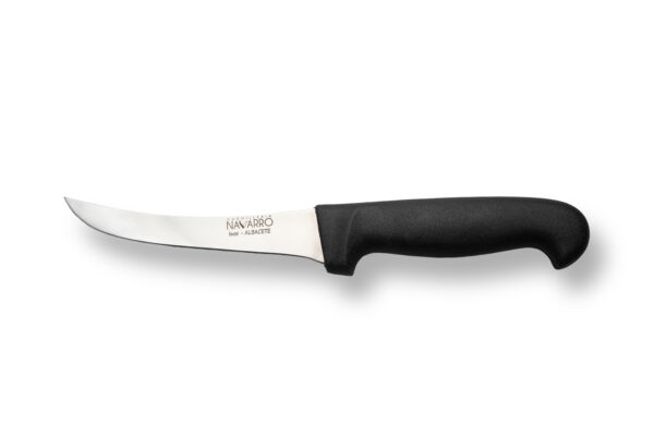 Cuchillo Deshuesador Profesional Navarro con Mango Negro